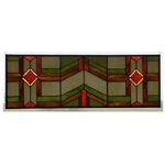 Custom Ordered Prairie-Style Stained Glass Window for a Manitowoc Wisconsin Residence